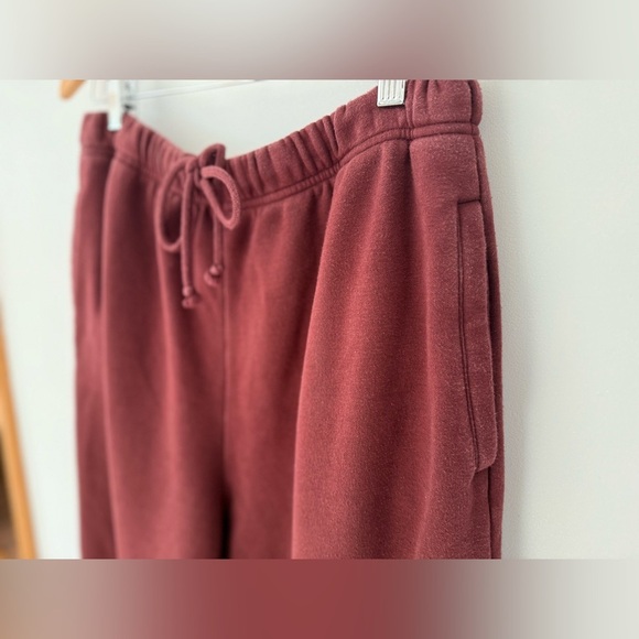 SKIMS Cotton Fleece Classic Straight Leg Sweatpants | Size Large - Picture 6 of 9